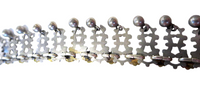 Garnet & Silver Necklace Scheidt Victorian 19th Century