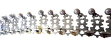 Garnet & Silver Necklace Scheidt Victorian 19th Century