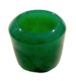 Peking Glass Imperial Green Thumb/Archer Ring Qing