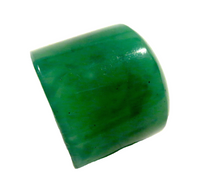 Peking Glass Imperial Green Thumb/Archer Ring Qing