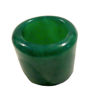 Peking Glass Imperial Green Thumb/Archer Ring Ching