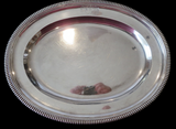 Garrard English Sterling Silver Tray 19th Century Crest - Sutton Baronets