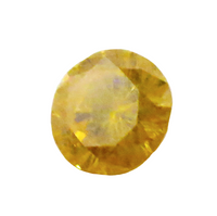 Orangy-Yellow Natural Diamond Fancy Intense