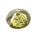 Grayish-Green Round Natural Fancy Diamond