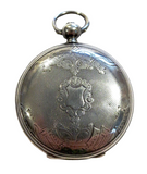 Pocket Watch Silver Hauser Milwaukee - Auguste Saltzman