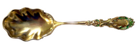 Enamel And Sterling Gilt Spoon Antique Art Nouveau By BLACKINTON