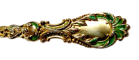 Enamel And Sterling Gilt Spoon Antique Art Nouveau By BLACKINTON