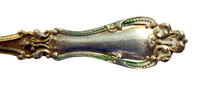 Enamel & Sterling Gilt Berry Spoon Art Nouveau By Blackinton