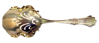 Enamel Sterling Scoop Spoon Art Nouveau - Antique By WATSON