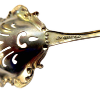 Enamel Sterling Scoop Spoon Art Nouveau - Antique By WATSON