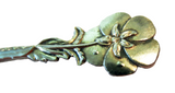 Tiffany Antique Enamel Sterling Gilt Spoon Art Nouveau Flower