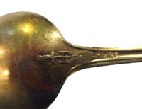 Enamel And Sterling Gilt Spoon Antique Art Nouveau By  BLACKINTON 1897