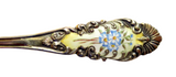 Enamel And Sterling Gilt Grapefruit Spoon Art Nouveau By BLACKINTON