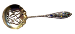 Enamel & Sterling Gilt BON BON Spoon Antique