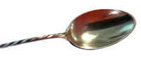 Enamel And Sterling Gilt Spoon Antique Art Nouveau By GORHAM Flowers