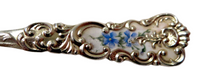 Enamel And Sterling Gilt Antique - Art Nouveau LADLE Spoon