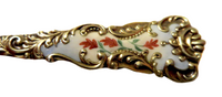 Enamel And Sterling Gilt Antique - Art Nouveau Fork