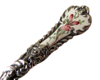 Gravy Ladle Antique Art Nouveau Sterling And Enamel Spoon By Campbell-Metcalf