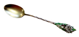 Gorham Sterling And Enamel Gilt DEMI-TASSE Spoon Antique Model #874