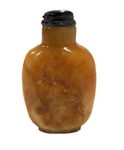 Brown Jade Snuff Bottle Qing