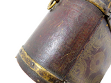 Italian Antique Leather Strongbox Gilt Tooling Hidden Compartments 17th/18th Century Fabulous