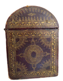 Italian Antique Leather Strongbox Gilt Tooling Hidden Compartments 17th/18th Century Fabulous