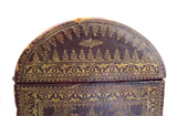 Italian Antique Leather Strongbox Gilt Tooling Hidden Compartments 17th/18th Century Fabulous
