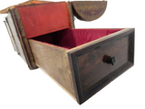 Italian Antique Leather Strongbox Gilt Tooling Hidden Compartments 17th/18th Century Fabulous