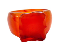 Carnelian Agate Medallion Ring Antique - Victorian