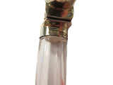 English Antique Silver Crystal Scent/Perfume Bottle Circa 1900