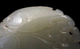 White Jade Double Fish Pendant 18th Century