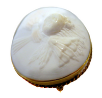 Cameo Shell Italian 19th Century Pendant