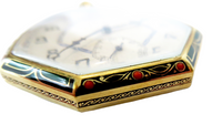 Gold Egyptian Revival Pocket Watch Longines Art Nouveau