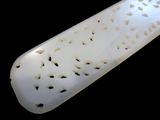White Jade Openwork Antique Hair Ornament/Pin Chinese - Qing