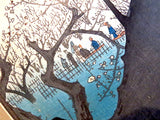 Utagwa Hiroshige Woodblock Print Plum Estate, Kameido (Kameido Umeyashiki)