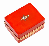 French Royal Gold & Lacquer Box Keppel Collection - Jean-Jacques Prévost