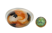 Peking Glass Snuff Bottle Imitating Agate