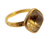 Keppel Collection Golden Citrine Dress Ring - English Royalty 19th Century Edward VII