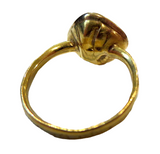 Keppel Collection Golden Citrine Dress Ring - English Royalty 19th Century Edward VII