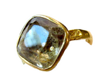 Keppel Collection Golden Citrine Dress Ring - English Royalty 19th Century Edward VII