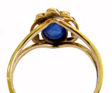 Art Nouveau Sapphire And Gold Ring