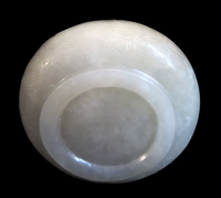 White Jade Carved Snuff Dish Qing