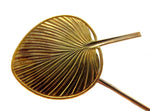 Asian Hand Fan Design Stickpin - Art Nouveau 14K Yellow Gold