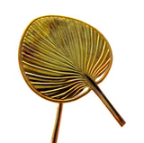 Asian Hand Fan Design Stickpin - Art Nouveau 14K Yellow Gold