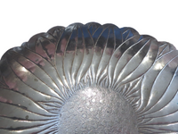 Japanese Silver Chrysanthemum Shape Bowl - Meiji