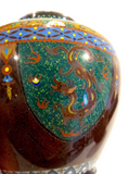 Japanese Cloisonne Vases Pair - Meiji Period