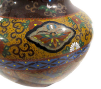 Japanese Cloisonne Vases Pair - Meiji Period