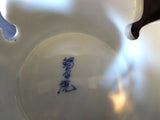 Incense Burner Porcelain Blue & White Censer Meiji Period Signed