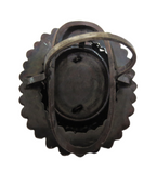 Victorian - Antique Large Garnet And Silver Large Ring