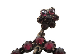 Victorian - Antique Garnet And Silver Dangle Earrings
